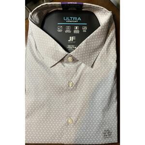 J. Ferrar Men's Button-Down Dress shirt XXL 18-18.5 34-35